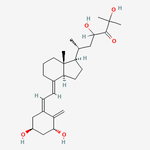 molecular formula C27H42O5 B1233999 1,23,25-Trihydroxy-24-oxocholecalciferol CAS No. 87147-48-6