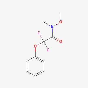 2,2-difluoro-N-methoxy-N-methyl-2-phenoxyacetamide