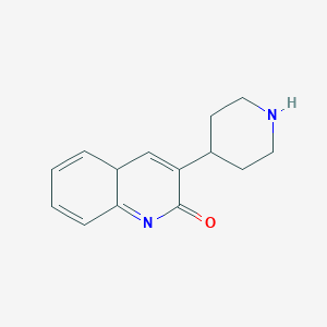 molecular formula C14H16N2O B12340027 3-piperidin-4-yl-4aH-quinolin-2-one 