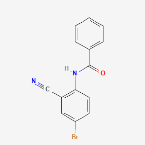 N-(4-bromo-2-cyanophenyl)benzamide