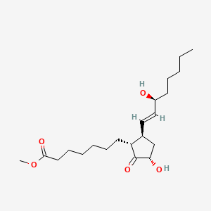 molecular formula C21H36O5 B1234007 methyl 7-[(1R,3S,5R)-3-hydroxy-5-[(E,3S)-3-hydroxyoct-1-enyl]-2-oxocyclopentyl]heptanoate CAS No. 64318-57-6