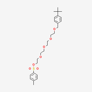 molecular formula C26H38O7S B12340071 Tetraethylene glycol 4-tertbutyl benzyl ether tosylate 