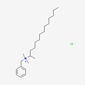 molecular formula C23H42ClN B12340088 benzyl-dimethyl-tetradecan-2-ylazanium;chloride 