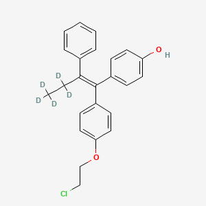 Phenol, 4-[1-[4-(2-chloroethoxy)phenyl]-2-phenyl-1-buten-1-yl-3,3,4,4,4-d5]-