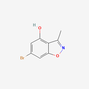 6-Bromo-3-methylbenzo[d]isoxazol-4-ol