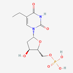2'-Deoxy-5-ethyluridine 5'-(dihydrogen phosphate)