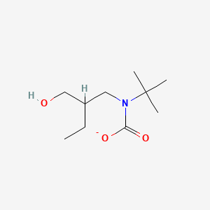 molecular formula C10H20NO3- B12340215 N-tert-butyl-N-[2-(hydroxymethyl)butyl]carbamate 