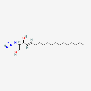 [(E)-1,3-dihydroxyoctadec-4-en-2-yl]imino-iminoazanium