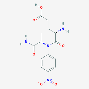 molecular formula C14H18N4O6 B12340289 H-Glu-Ala-pNA 