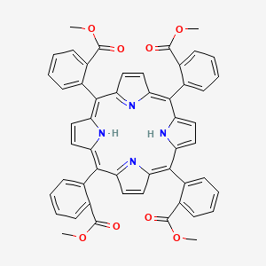 molecular formula C52H38N4O8 B12340291 meso-Tetra (2-carboxyphenyl) porphine tetramethyl ester 