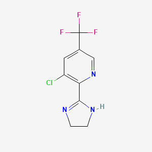 3-chloro-2-(4,5-dihydro-1H-imidazol-2-yl)-5-(trifluoromethyl)pyridine