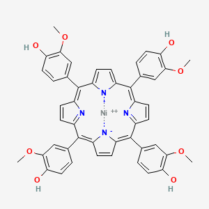 Ni(ii) tetrakis (3-methoxy-4-hydroxyphenyl) porphyrin