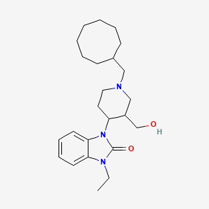 1-[1-(Cyclooctylmethyl)-3-(hydroxymethyl)piperidin-4-yl]-3-ethylbenzimidazol-2-one