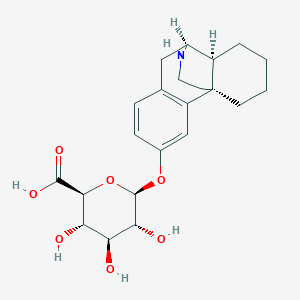 beta-D-Glucopyranosiduronic acid, (9alpha,13alpha,14alpha)-morphinan-3-yl