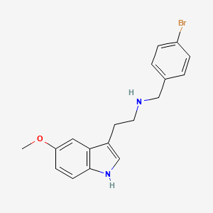 N-[(4-bromophenyl)methyl]-2-(5-methoxy-1H-indol-3-yl)ethanamine