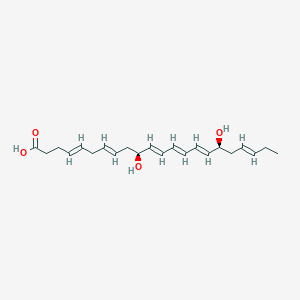 (4E,7E,10S,11E,13E,15E,17S,19E)-10,17-dihydroxydocosa-4,7,11,13,15,19-hexaenoic acid