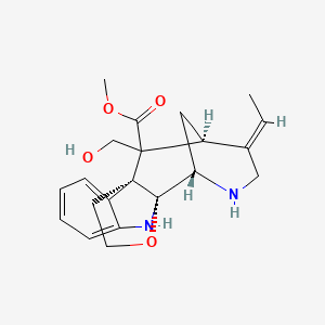 molecular formula C21H26N2O4 B1234045 Aspidodasycarpine 