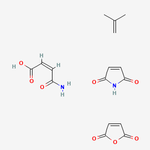 (Z)-4-amino-4-oxobut-2-enoic acid;furan-2,5-dione;2-methylprop-1-ene;pyrrole-2,5-dione