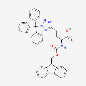 (R)-2-((((9H-Fluoren-9-yl)methoxy)carbonyl)amino)-4-(2-trityl-2H-tetrazol-5-yl)butanoic acid