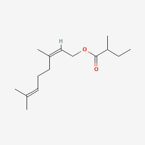 molecular formula C15H26O2 B1234049 Neryl 2-methylbutyrate CAS No. 51117-19-2