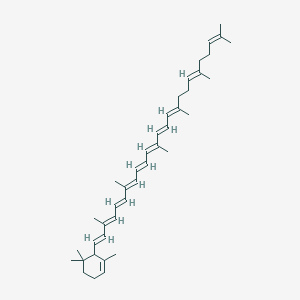 molecular formula C40H58 B1234053 7',8'-Dihydro-epsilon,psi-carotene 