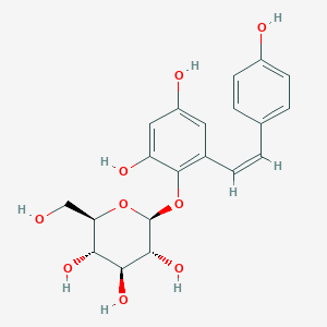 molecular formula C20H22O9 B12340542 Tetrahydroxyl diphenylethylene-2-o-glucoside 