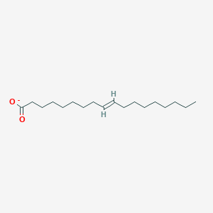 molecular formula C18H33O2- B1234055 Elaidate 