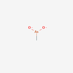 molecular formula CH3AsO2-2 B1234056 [As(CH3)O2](2-) 