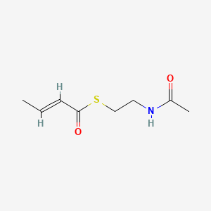 molecular formula C8H13NO2S B1234057 S-Crotonyl-N-acetylcysteamine CAS No. 23784-20-5