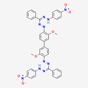 molecular formula C40H32N10O6 B1234060 Nitro Blue Tetrazolium Diformazan 
