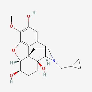 molecular formula C21H27NO5 B1234062 2-Hydroxy-3-methoxy-6beta-naltrexol CAS No. 57355-35-8