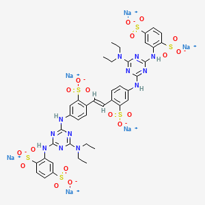 molecular formula C40H38N12Na6O18S6 B12340629 Fluorescent Brightener 357 (Technical Grade) CAS No. 83512-97-4