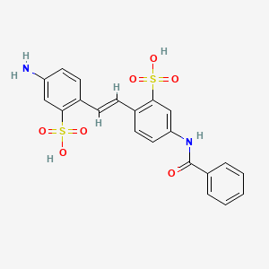 4-Benzamido-4'-aminostilbene-2,2'-disulfonate