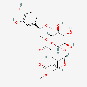 molecular formula C25H30O13 B1234067 Fraxamoside 