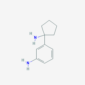 3-(1-Aminocyclopentyl)aniline