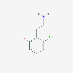 molecular formula C8H9ClFN B123407 2-Chloro-6-fluorophenethylamine CAS No. 149488-93-7