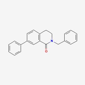 2-Benzyl-7-phenyl-3,4-dihydroisoquinolin-1(2H)-one