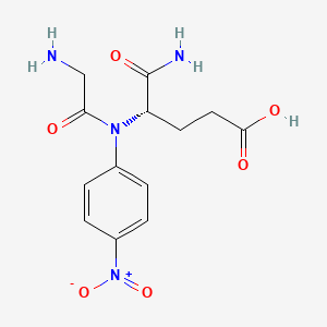 (4S)-5-amino-4-(N-(2-aminoacetyl)-4-nitroanilino)-5-oxopentanoic acid