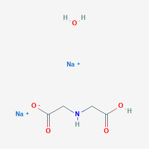 disodium;2-(carboxymethylamino)acetate;hydrate