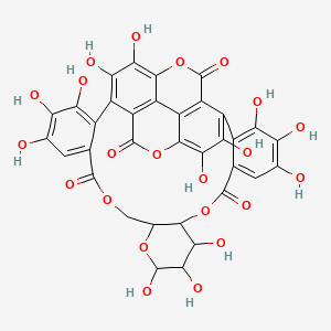 molecular formula C34H22O22 B1234076 Punicalin 