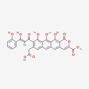 molecular formula C32H24O12 B1234077 Thermorubin CAS No. 11006-83-0