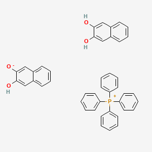 Tetraphenylphosphonium 3-hydroxynaphthalen-2-olate-naphthalene-2,3-diol