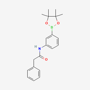 N-[3-(4,4,5,5-tetramethyl-1,3,2-dioxaborolan-2-yl)phenyl]Benzeneacetamide