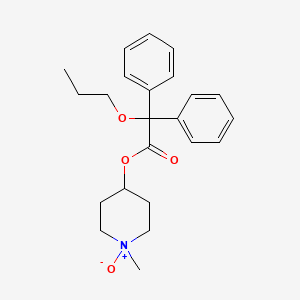 molecular formula C23H29NO4 B1234086 丙哌维林 N-氧化物 CAS No. 111071-96-6
