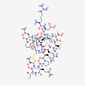 molecular formula C79H125N27O25S4 B12340917 A-Conotoxin pia 