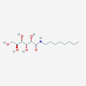 molecular formula C14H29NO6 B12340975 L-Gluconamide, N-octyl- CAS No. 108032-98-0