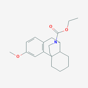 Ethyl 4-methoxy-17-azatetracyclo[7.5.3.01,10.02,7]heptadeca-2(7),3,5-triene-17-carboxylate