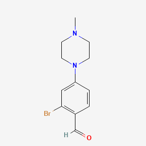 2-Bromo-4-(4-methylpiperazin-1-yl)benzaldehyde