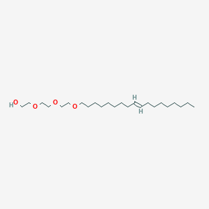 molecular formula C24H48O4 B12341013 Ethanol, 2-[2-[2-(9-octadecen-1-yloxy)ethoxy]ethoxy]- CAS No. 96459-08-4