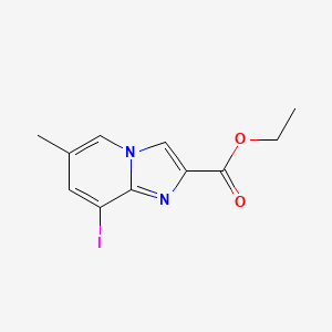 Ethyl 8-iodo-6-methylimidazo[1,2-a]pyridine-2-carboxylate